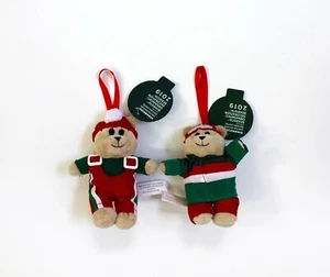 Starbucks Holiday 2019 Bearista Bär 2er Set Weihnachtsschmuck Plüsch Junge Mädchen - Bild 1 von 6