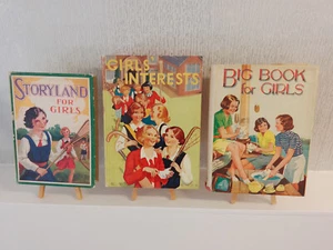3 alte Mädchenbücher Geschichtenland für Mädchen, Mädcheninteressen & großes Buch für Mädchen - Bild 1 von 20