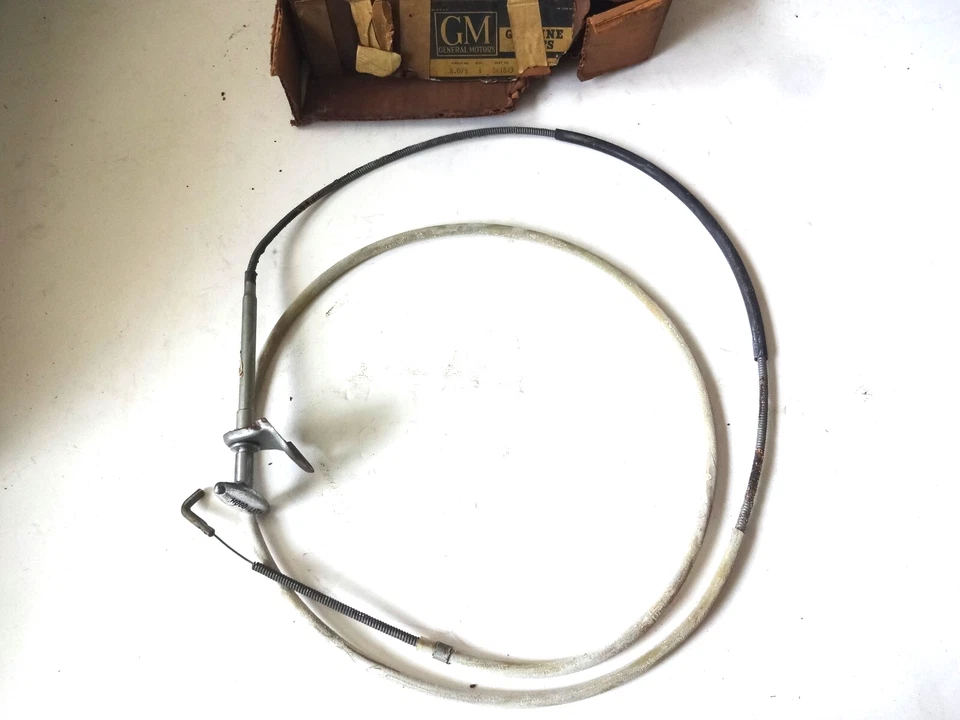 NOS 1951-1952 OLDSMOBILE SUPER 88 98 DASH PANEL HOOD LATCH RELEASE CABLE KNOB - Image 1 of 4