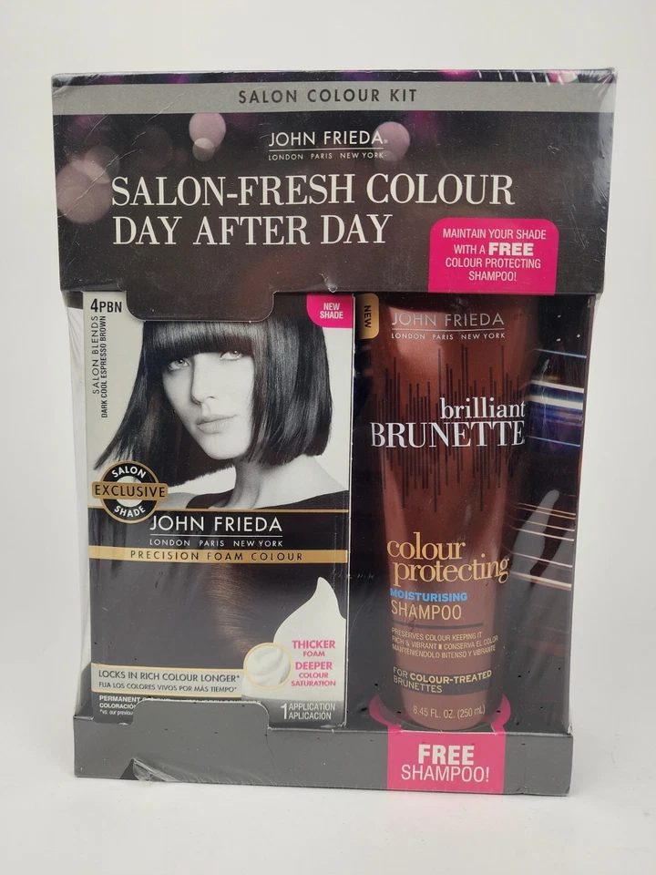 John Frieda Precision Foam Hair Colour 4pbn Dark Cool Espresso Brown