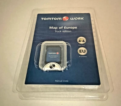 TomTom WORK Go Europa 8.75 TRUCK SD-Karte inkl. 45 Länder für LKW Caravan Bus - Bild 1 von 3