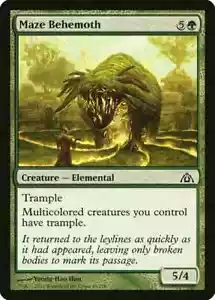 MAZE BEHEMOTH X 4 N/M - DRAGON'S MAZE MAGIC THE GATHERING - Bild 1 von 1