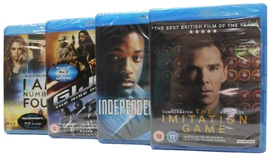 I Am Number Four, Imitation Game, G.I.Joe Cobra, Independence Day Blu-ray SEALED - Picture 1 of 15