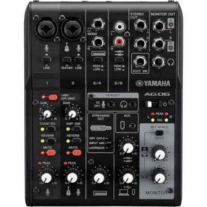 Yamaha AG06MK2 6-Channel Mixer/USB Interface for IOS/Mac/PC Black - Picture 1 of 3