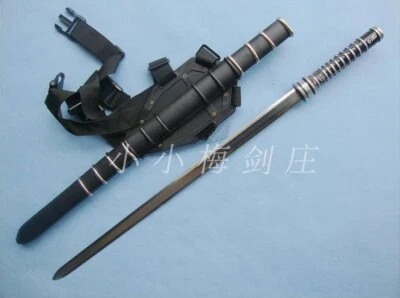 S2601 ESPADA WESLEY SNIPES DAY WALKER BLADE TRINITY II 2 CON MOCHILA DE CUERO 37" Foto 1 de 3