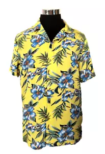 Camisa Hawaiana Denim & Flower Ricky Singh Para Hombre Talla L Multicolor Isla Informal - Imagen 1 de 17