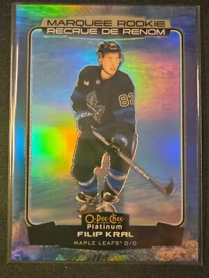 22-23 O-Pee-Chee Platinum Filip Kral Aquamarine Marquee Rookie #/149 - Image 1 of 3