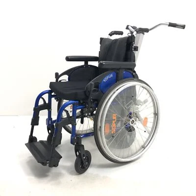 Alber Viamobil V14 Schiebehilfe + Faltrollstuhl Sopur Sitzbreite 40 cm Akkus neu - Bild 1 von 4