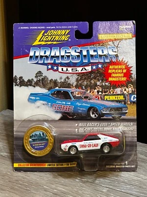 Johnny Lightning Dragsters 1995 EE. UU. SHIRLEY SHAHAN Drag-On-Lady AMX NHRA 1:64 Foto 1 de 4