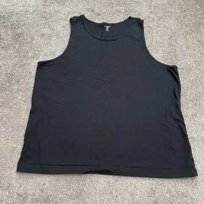 Camiseta sin mangas básica Amazon Essential para hombre XL negra sin mangas cuello redondo camiseta muscular Foto 1 de 4