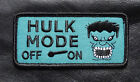 HULK MODE ON  TACTICAL SWAT ARMY COMBAT 3 INCH  HOOK LOOP PATCH 