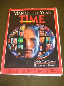TIME INTERNATIONAL - TED TURNER CNN - Jan 6 1992 - Picture 1 of 1