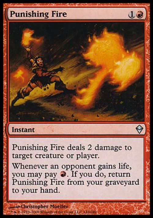 Punishing Fire - Medium Play MTG Zendikar - Image 1 of 1