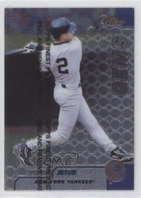 1999 Topps Finest Gems Derek Jeter #115 HOF - Image 1 of 2