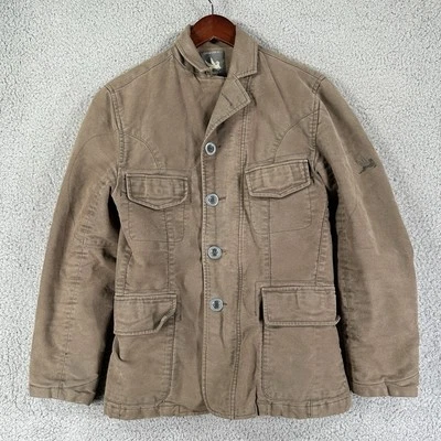 Spiewak Military Jacket Mens S Green Field Parka Aged Cotton Quilted Thinsulate - Image 1 of 4