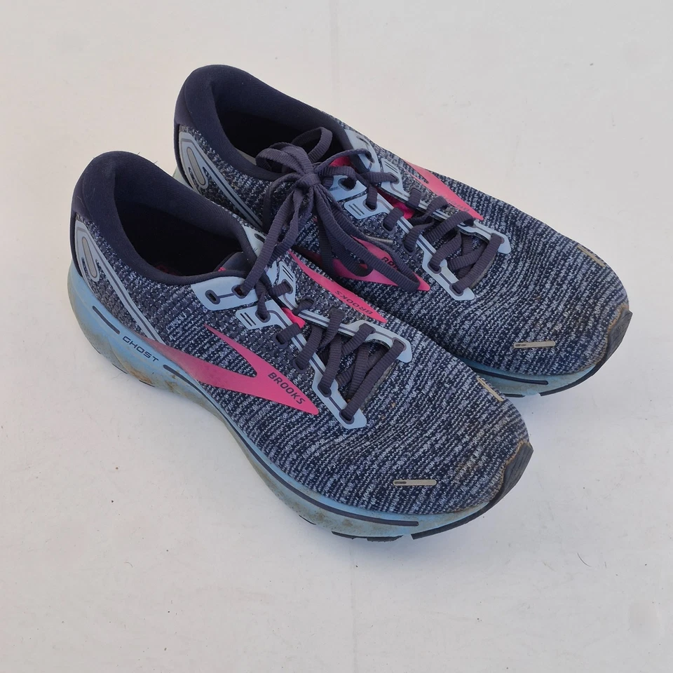 Brooks Ghost 14 Entrenadores 9 Azul Hombre Zapatos para Correr Parte Superior... - Imagen 1 de 4