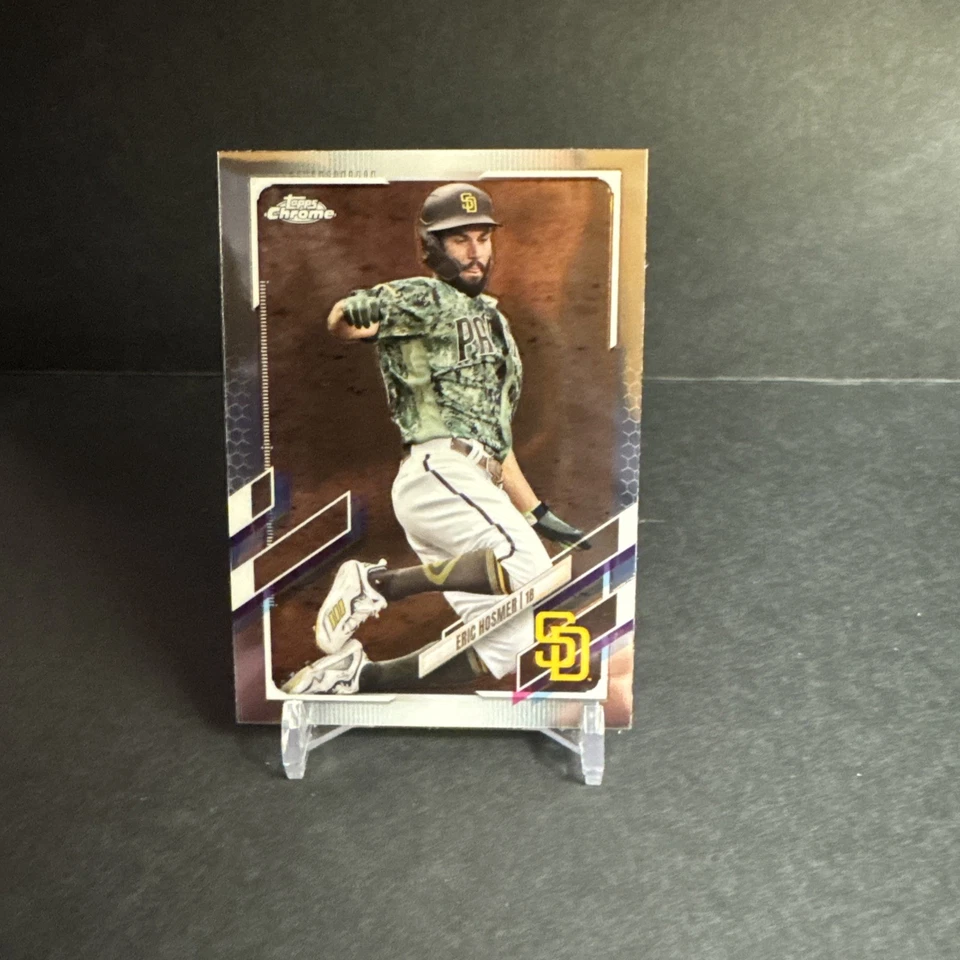 2021 Topps CHROME Baseball #112 Eric Hosmer EX/NM - Image 1 of 2