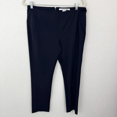 Pantalones al tobillo de vestir Veronica Beard para mujer talla 14 minimalista carrera negros Foto 1 de 4