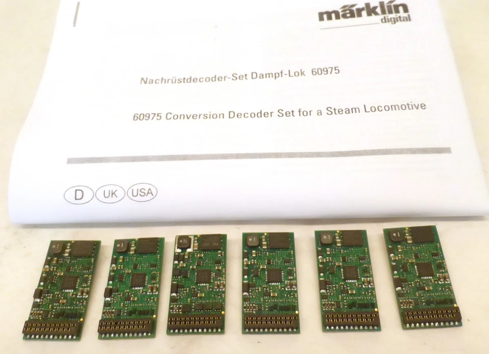 Märklin H0 6x mfx-Sounddecoder aus Nachrüstset 60975, Dampfloksound   Z84 - Bild 1 von 1