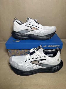 Brooks Glycerin Stealthfit 21 White Grey Men Size 12 Running - Picture 1 of 11