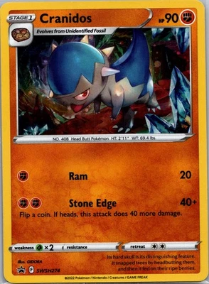 Cranidos, SWSH: Sword & Shield Promo Cards, SWSH274, Promo - Image 1 of 2