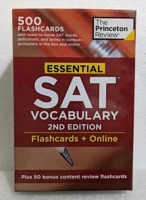 College Test Preparation Ser.: Essential SAT Vocabulary, 2nd Edition: Flashcards - Image 1 of 4