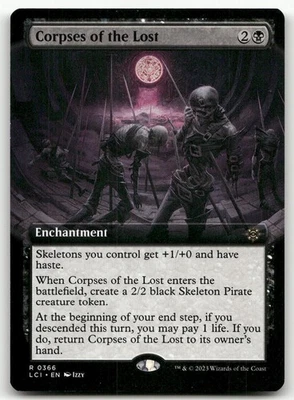 Corpses of the Lost (Extended Art) #366 NM Lost Caverns of Ixalan LCI Magic MTG - Image 1 of 2