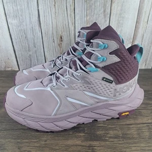 Hoka One One Anacapa Mid GTX Women's 10.5 B Hiking Sneaker Elderberry Grape Wine - Picture 1 of 9
