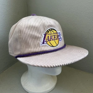 Gorra de pana ajustable con cierre a presión de Los Angeles Lakers ropa de melón para adultos - Imagen 1 de 6
