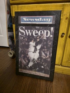 1999 NY Yankees SWEEP! Newsday World Series Plaque - Picture 1 of 7