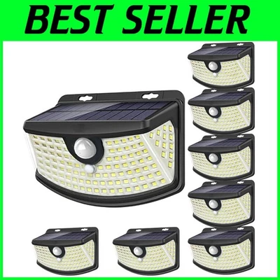 Solar Motion Sensor Lights 120 LEDs, Wide Angle, Waterproof - Image 1 of 4