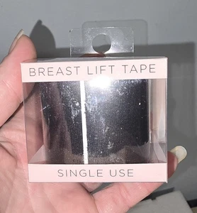 Cinta de levantamiento de senos tetas negra de un solo uso vestido sin brales fiesta vacaciones bailarina - Imagen 1 de 4