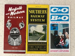 N&W C&O B&O Public timetable lot C-6 condition. - Picture 1 of 2