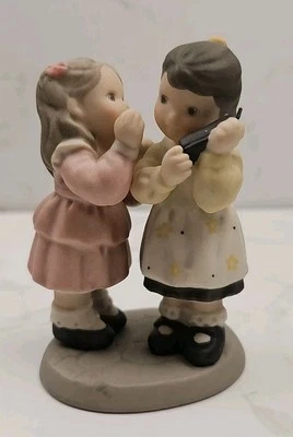 Enesco 1999 "The Secret Of Staying Close" Figurine #678295 - Image 1 of 4