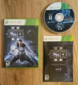 Star Wars The Force Unleashed II 2 Microsoft Xbox 360 100% CIB In V/G CONDITION - Picture 1 of 17