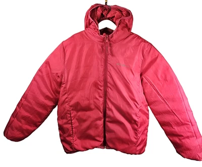 Eddie Bauer Pink Down Reversible Jacket Winter Ski Coat Kid Youth Medium 10/12 - Image 1 of 4