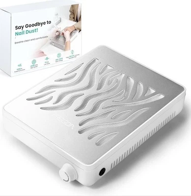 Máquina aspiradora colectora de polvo de uñas profesional de mesa Open Box Foto 1 de 4