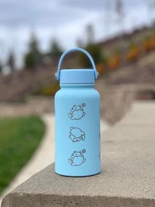 Spheal Water Bottle Engraved Coffee Tumbler, Rolling Spheal and Sleeping Spheal - Picture 1 of 11