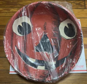 John Derian Jack O' Lantern Pumpkin Melamine Bowl Threshold Target Halloween π - Picture 1 of 6