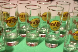 Hard Rock Cafe Collectible Shot glasses Choose Your City - Picture 1 of 9