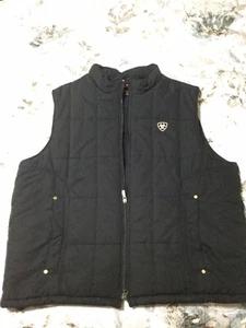 Ariat Men's Black Vest XXL - Picture 1 of 4