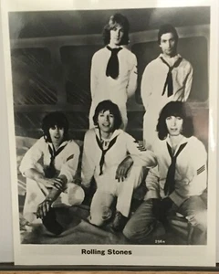 Vintage The Rolling Stones 8x10 s/w Hochglanz Foto Matrosen Mick Taylor - Bild 1 von 2