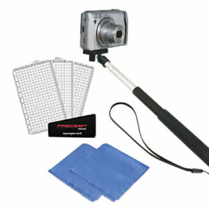 Selfie Stick Monopod for Canon Nikon Point & Shoot Digital Cameras + Accessories