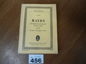No.790 HAYDN  Symphonia Concertante Op.84  B - Edition EULENBURG Orchestra Score - Picture 1 of 19