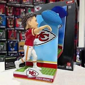 PATRICK MAHOMES Kansas City Chiefs "Action Pose Light Up Ball" NFL Bobblehead - Picture 1 of 10