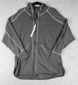 Mens Performance Jacket Small Grey Cashmere Blend Hoodie Athletic New Balance - Picture 1 of 13