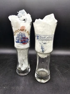 Royal Caribbean International Cruise Ship Schooner Bar Pint 2 Pilsner Beer Glass - Picture 1 of 6