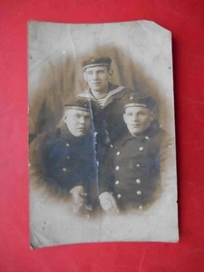 USSR 1930-th Sailor Black Sea Fleet, peakless cap, ship Dalniy Vostok Real photo - Picture 1 of 3