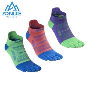 AONIJIE 3 Pares/Juego E4837 Unisex Atlético Corte Bajo Cinco Punteras Calcetines Calcetines Toes - Imagen 1 de 21