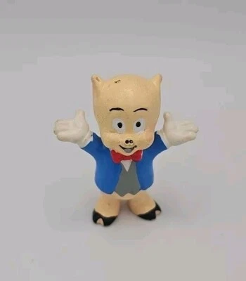 Figura PVC Looney Tunes 1988 Porky Pig Applause Vintage 2 y 1/2 pulgadas Foto 1 de 4